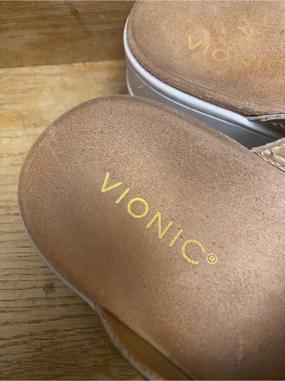Vionic Womens Uptown Sunset Platform Wedge Slide Shoes Leather Summer - Picture 5 of 9